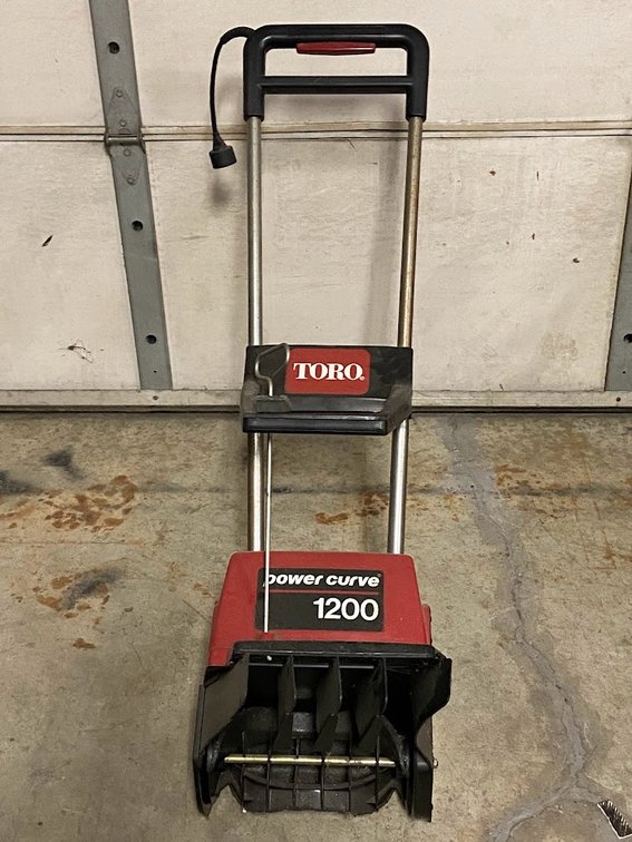 Toro Power Curve 1200 Snow Blower