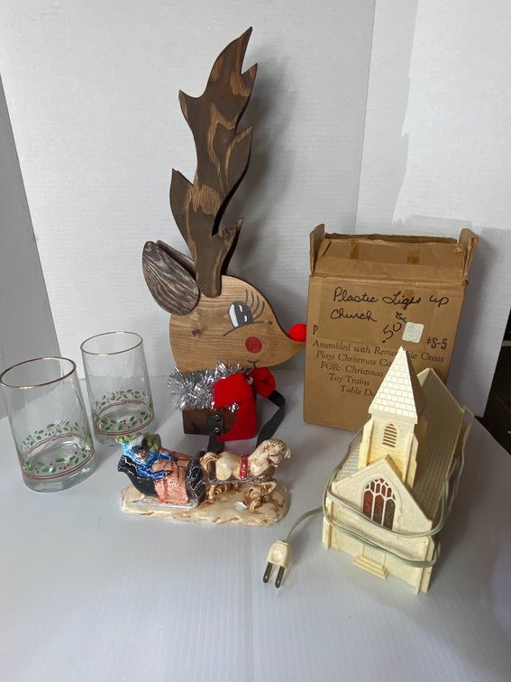 Plastic light-up Church