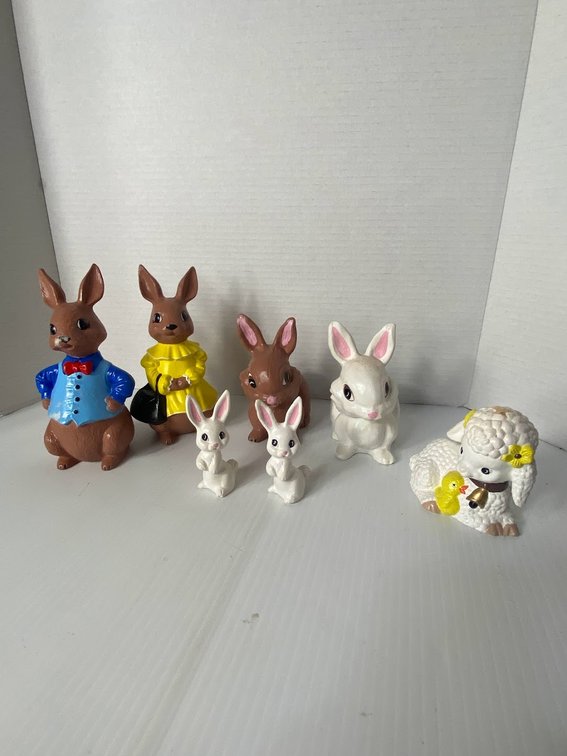 Group of Easter Decorations 