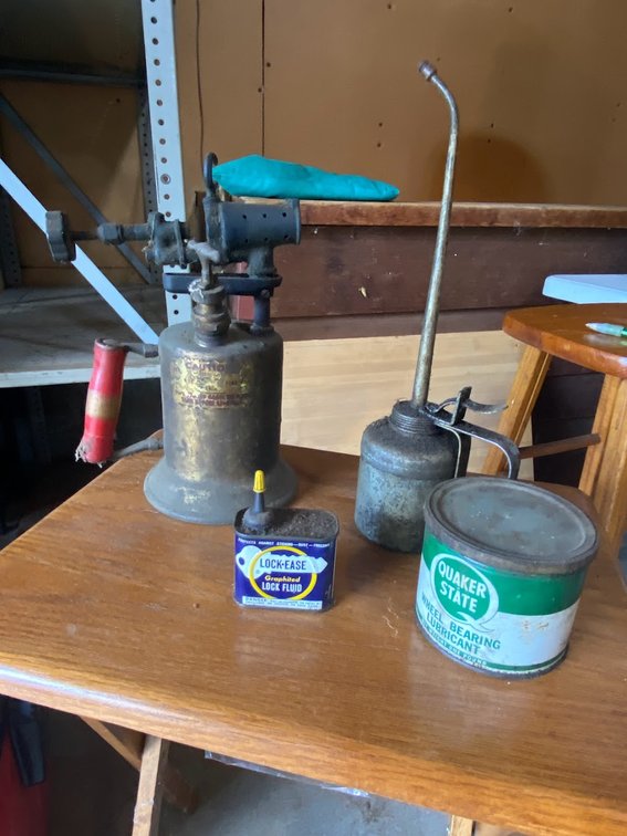 Blow Torch, Vintage Oil Cans