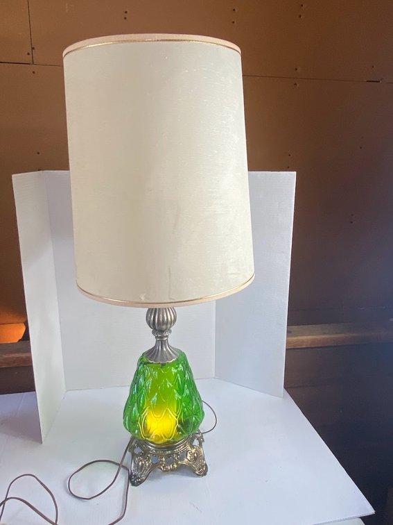 Vintage Green Table lamp