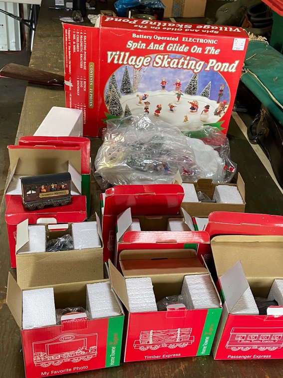 Holiday Train and Village Skating Pond