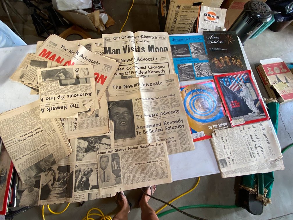 Group of Vintage Time Magazine