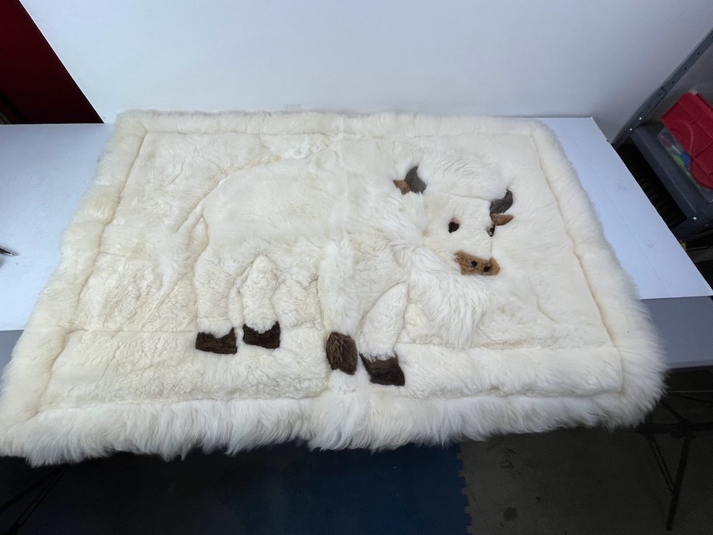 Alpaca Buffalo Rug