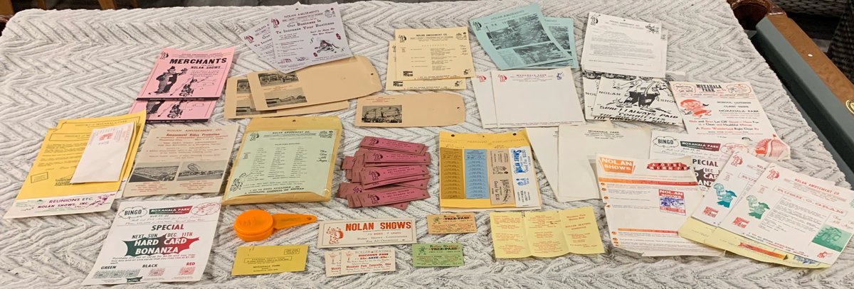 Moxahala Park Nolan Amusements Memorabilia