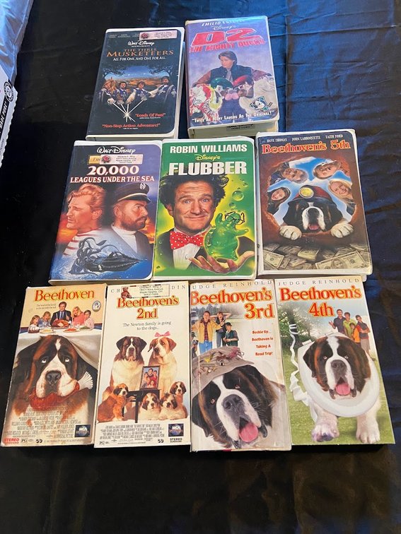 Group VHS Tapes