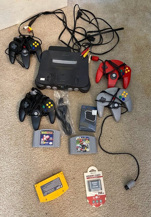 Nintendo 64 game system.