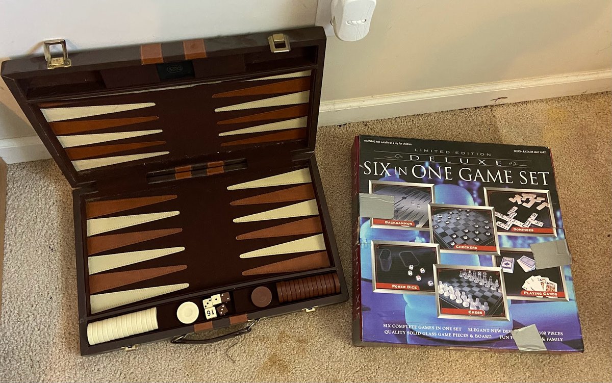 Deluxe Six-in-One Game Set