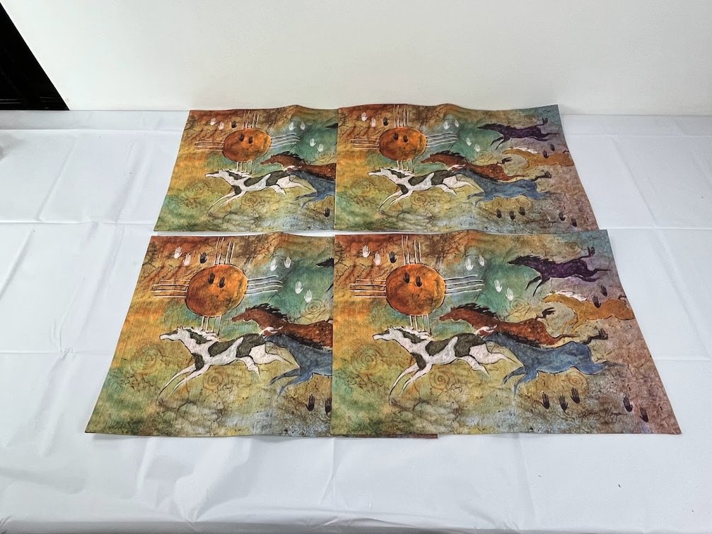 4 New Placemats by Ginny Hogan