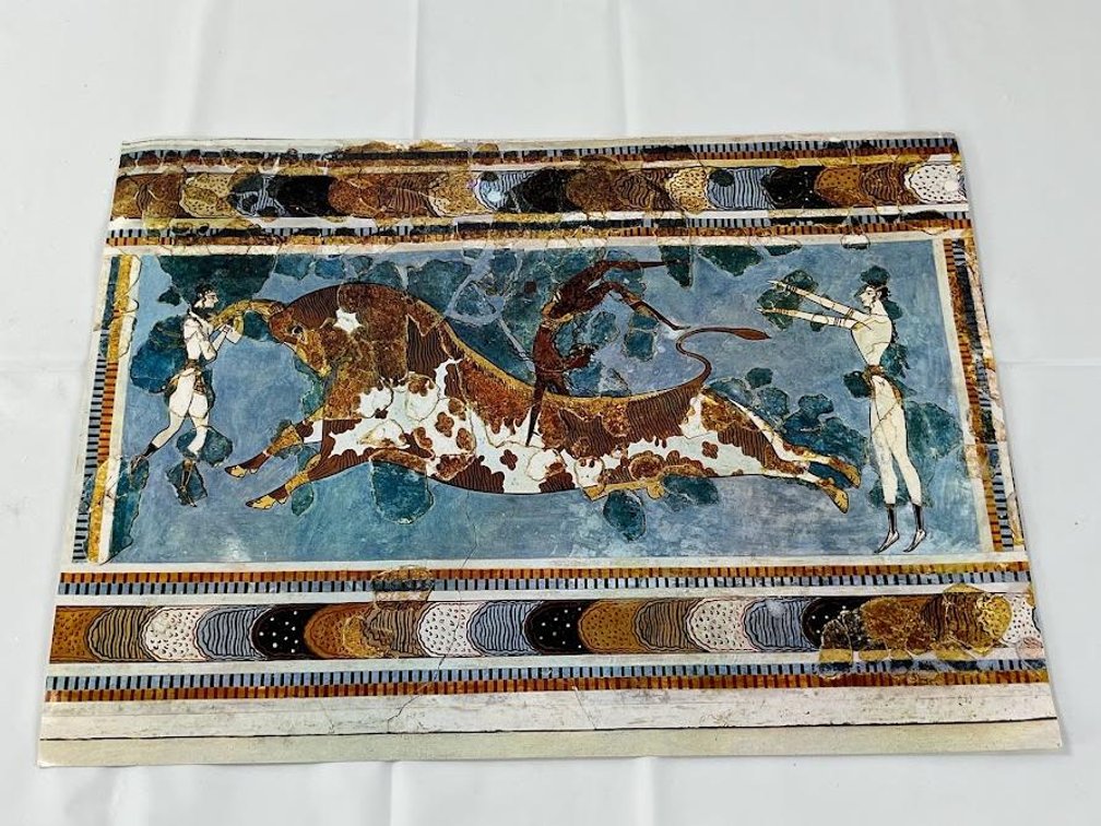 The Bull Sport Greek Art Print