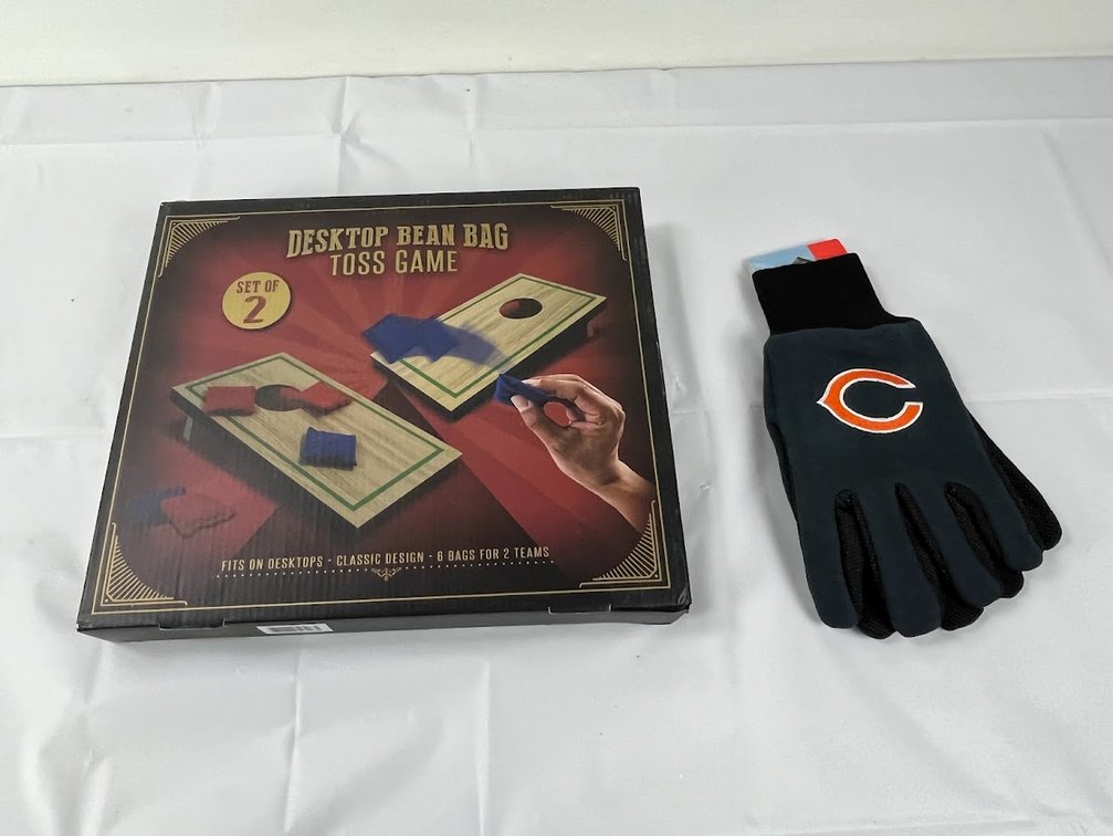 Desktop Game and Cubs Gloves