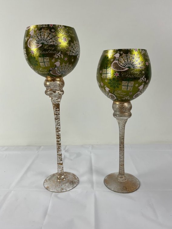 Merry Christmas Goblets