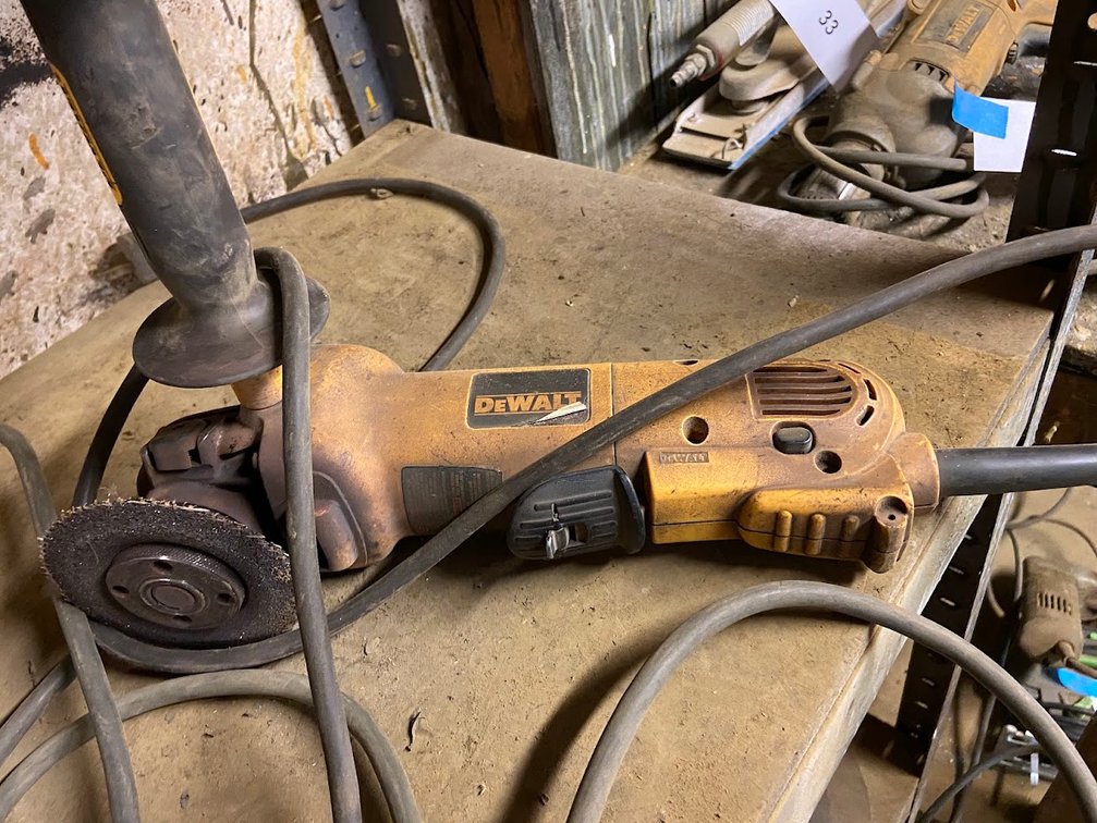Electric DeWalt Angle Grinder