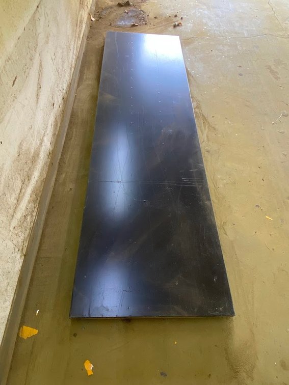 Metal: Section of Bus Flooring