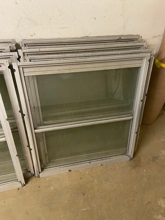 Six Bus Windows and Frames