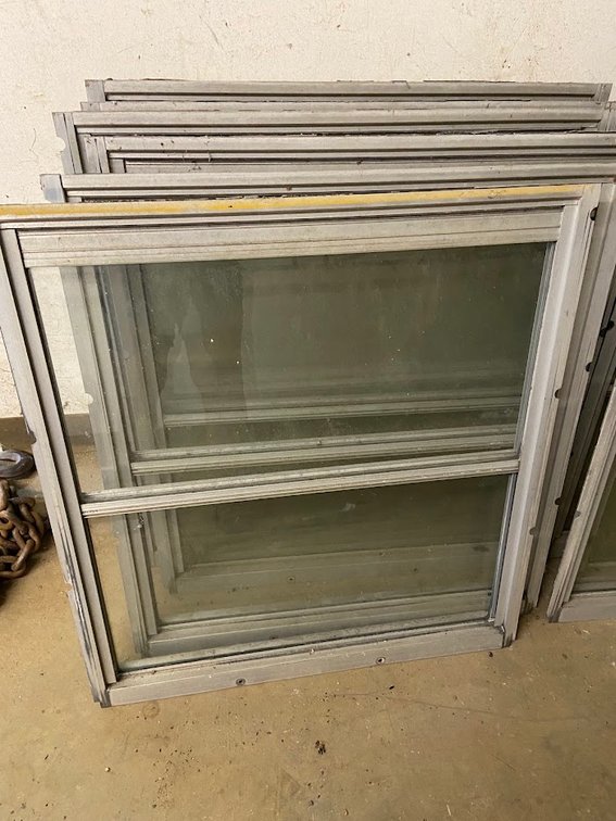 Six Bus Windows and Frames
