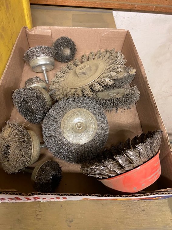 Box of Wire Brushes