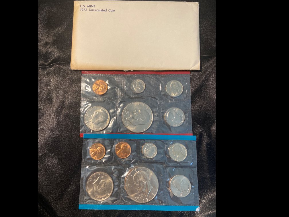 1973 US Mint Uncirculated Coins