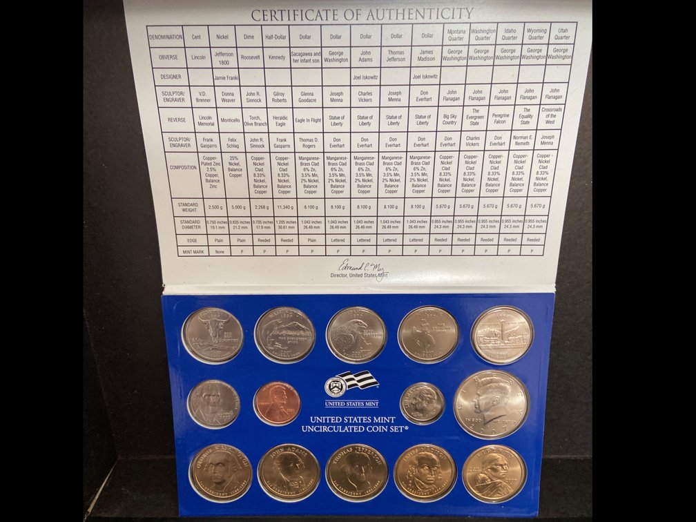 2007 United States Mint Coin Set Philadelphia 