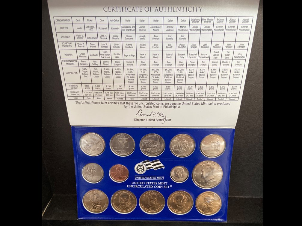 2008 United States Mint Coin Set Philadelphia 