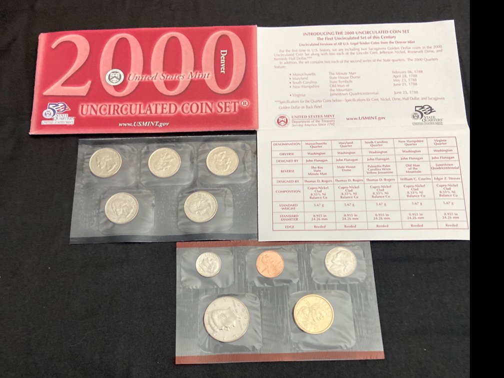 2000 United States Mint Coin Set Denver