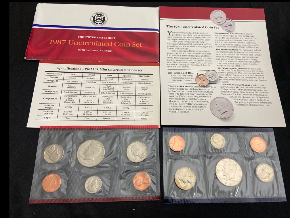 1987 United States Mint Coin Set 
