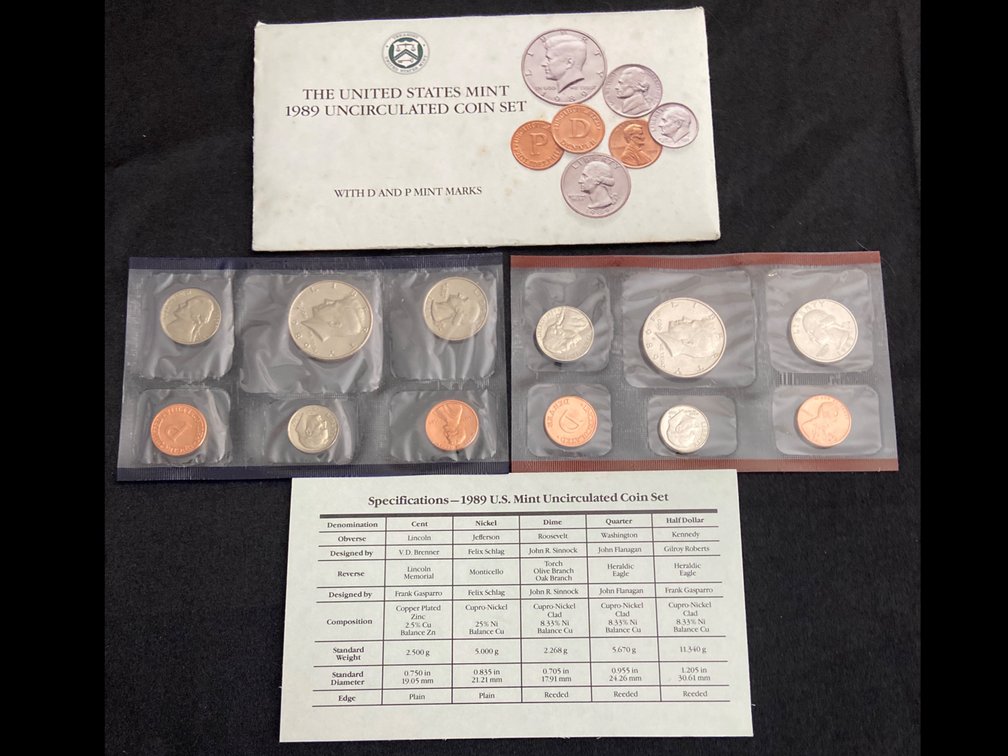 1989 United States Mint Coin Set 