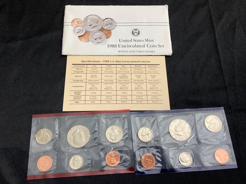 1988 United States Mint Coin Set 