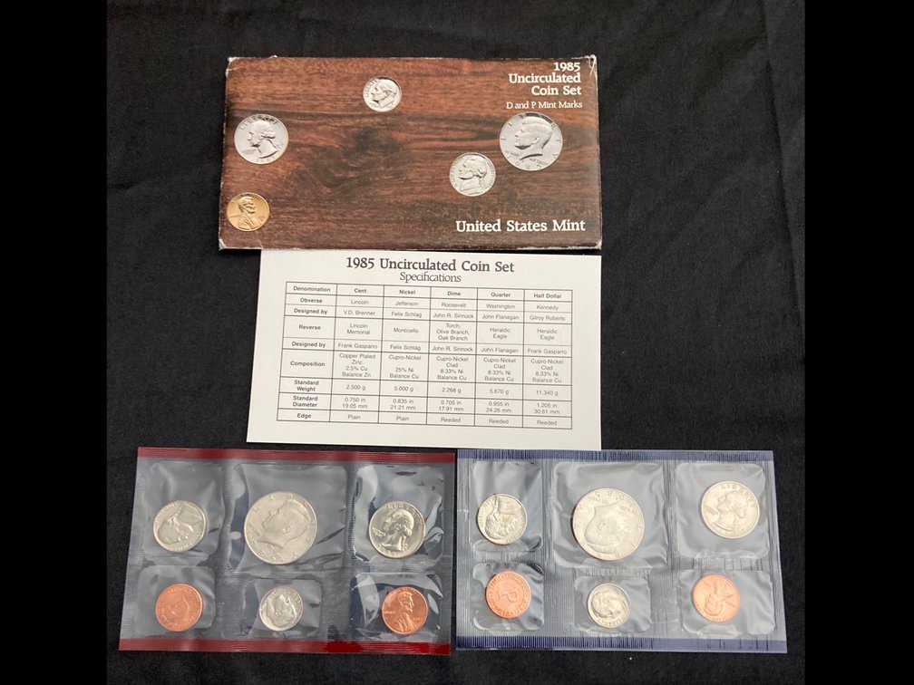 1985 United States Mint Coin Set 