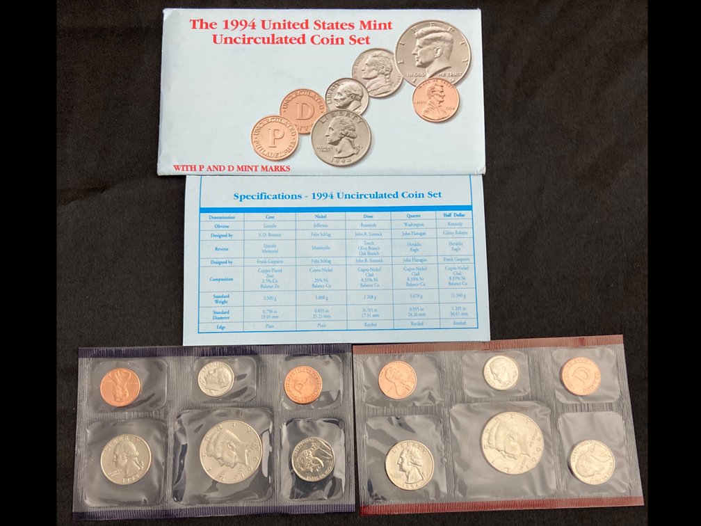 1994 United States Mint Coin Set 
