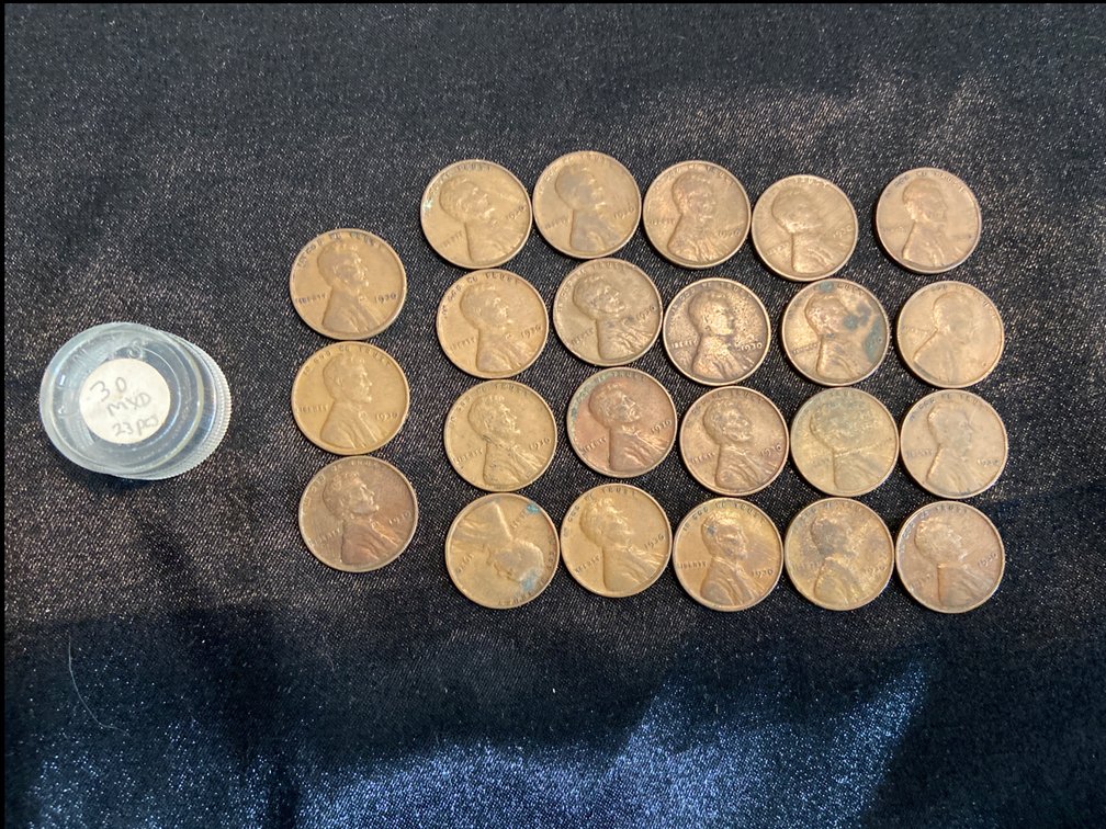 Lincoln Wheat Cents With Cents