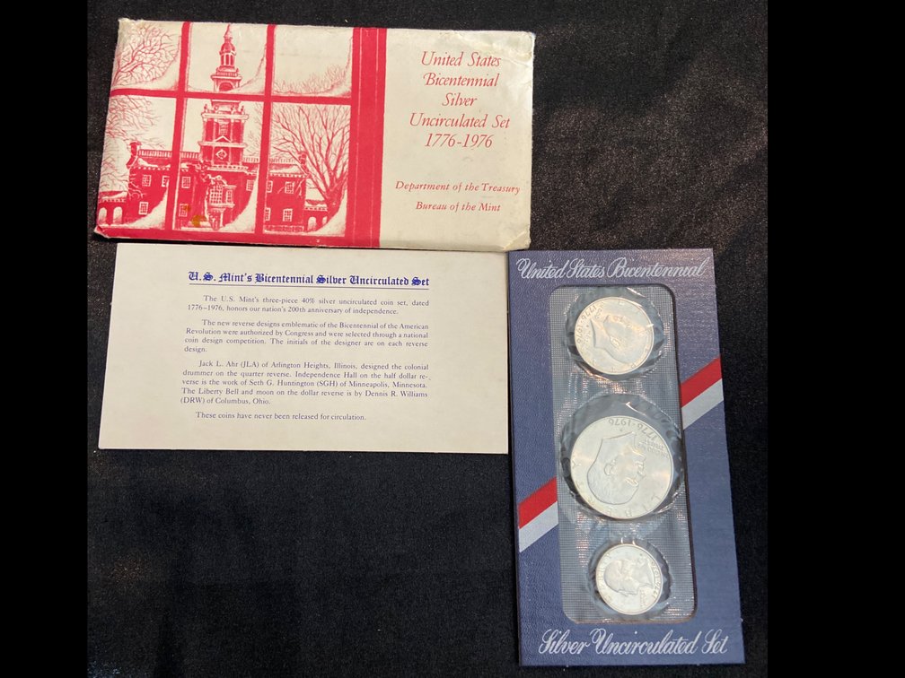 Bicentennial Silver Uncirculated Set 