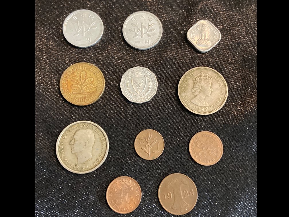 Various International Coins