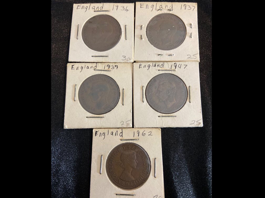 Five United Kingdom 1 Penny