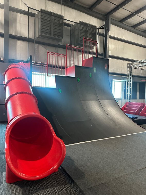 Custom Indoor Playground Slide and Climbing Structure