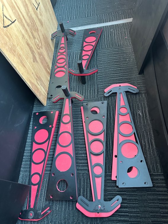 Ninja Warrior Gym Components and Items