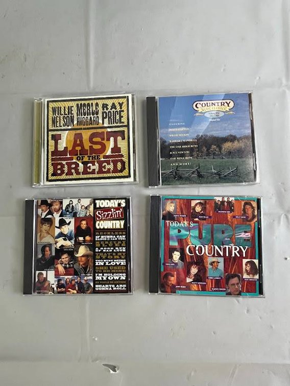 4 Country Music CDs Featuring Various Artists