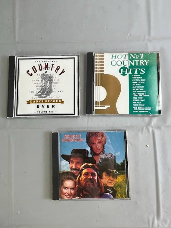 3 Country Music CDs Featuring Various Artists