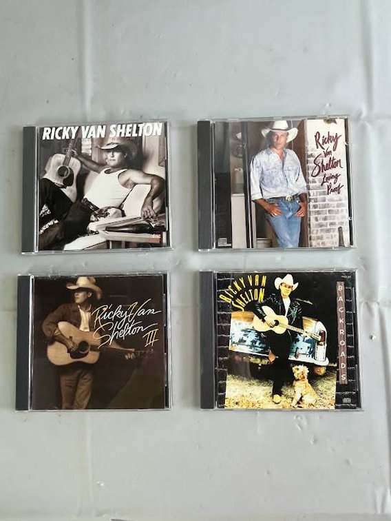 Four Ricky Van Shelton Music CDs