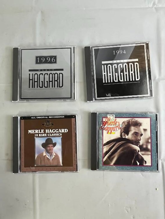 4 Merle Haggard Music CDs
