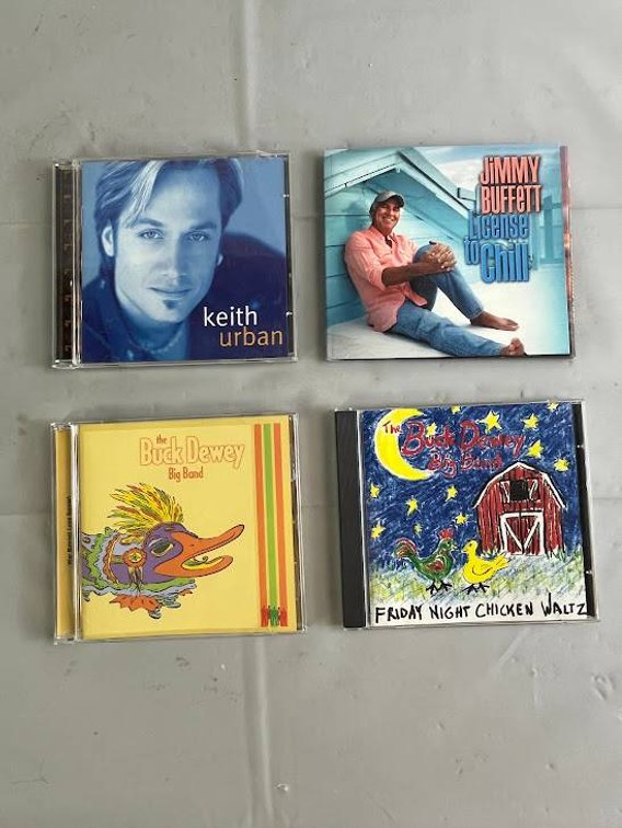 4 Country and Folk Music CDs by Various Artists