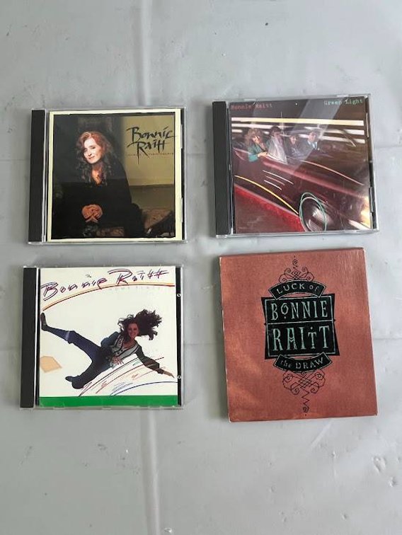 4 Bonnie Raitt CDs Including Luck of the Draw and Green Light