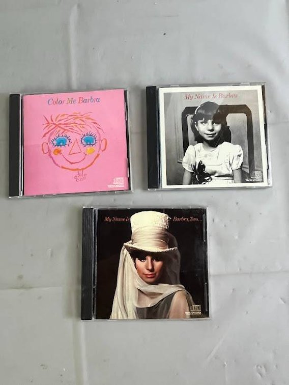 3 Barbra Streisand Music CDs Including â€˜Color Me Barbraâ€™