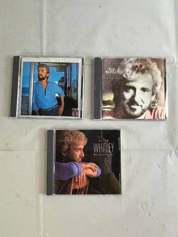 3 Keith Whitley Music CDs