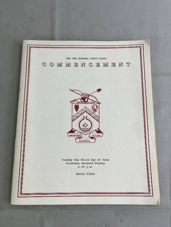 1990 Newark High School Commencement Program