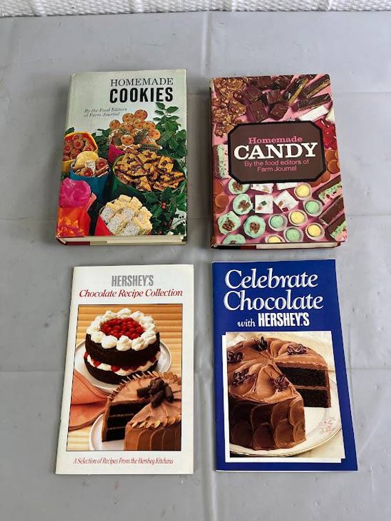 4 Dessert Recipe Books Including Homemade Cookies and Hersheyâ€™s