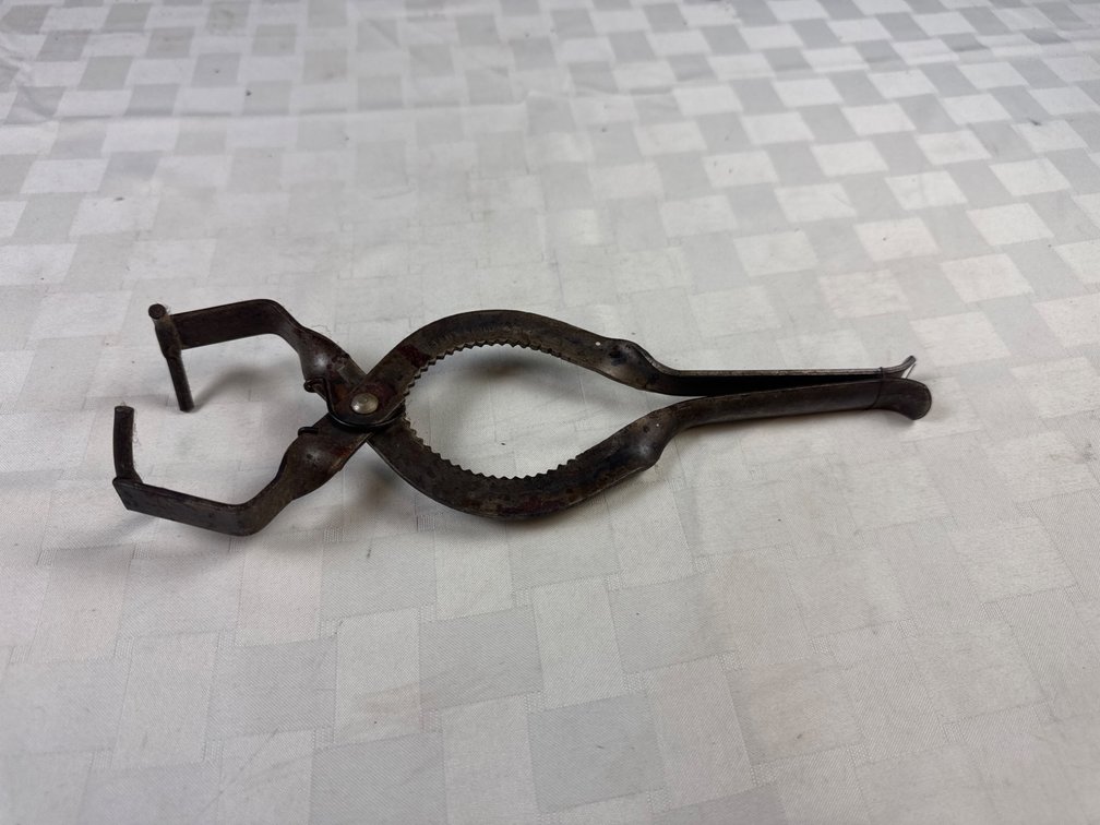 Vintage Metal Canning Jar Lifter and Opener with Patent Number
