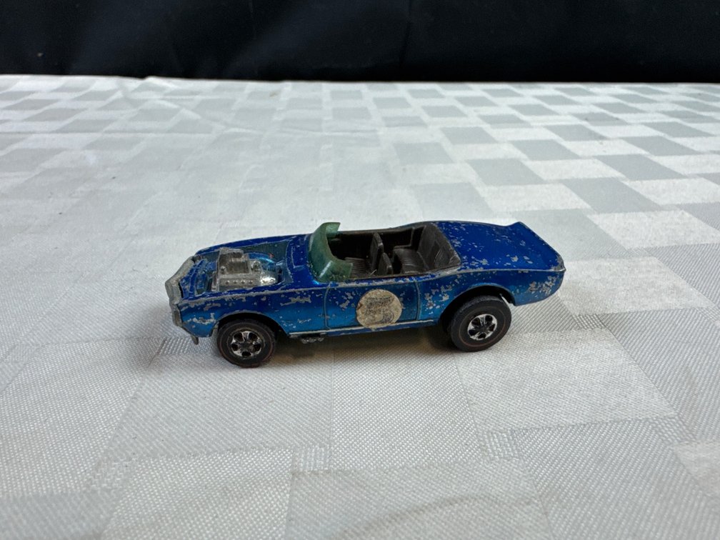 1969 Hot Wheels Redline Light My Firebird Car, Made in Hong Kong