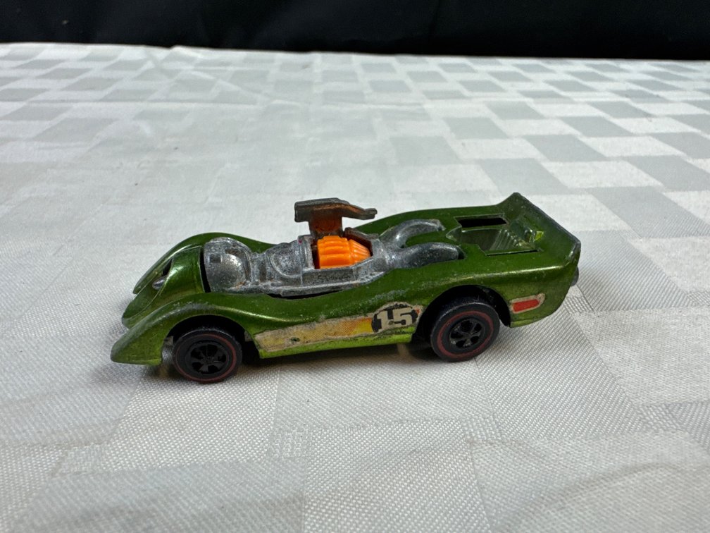 Hot Wheels Redline Jet Threat Lime, 1970, Made in Hong Kong