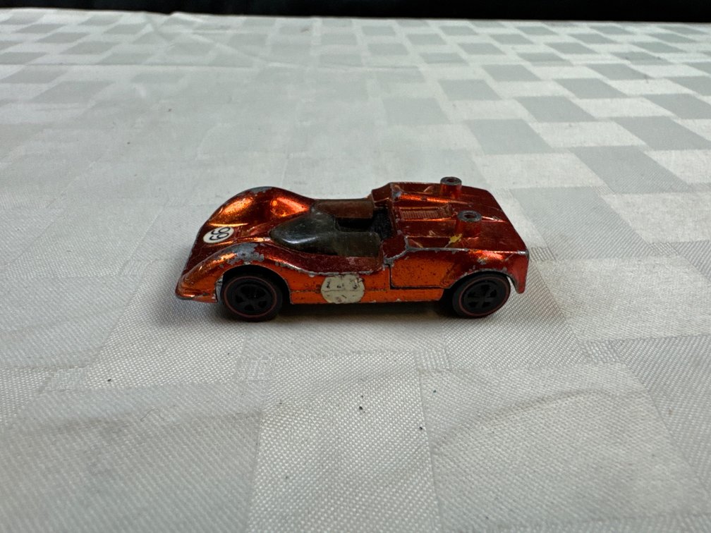 Hot Wheels 1:64 1968 Redline Chaparral 2G in Spectraflame Orange